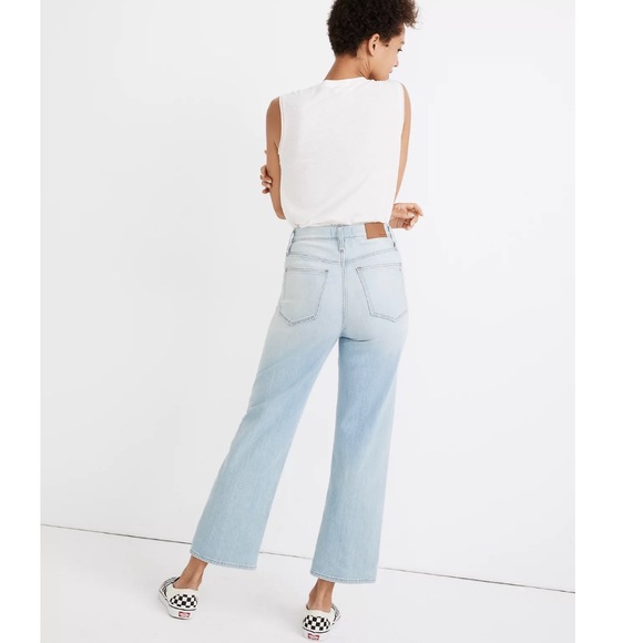 Madewell Slim Wide-Leg Jeans in Eastwick Wash - Picture 3 of 10